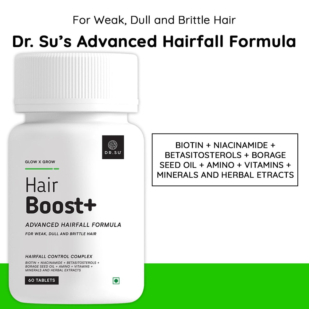 Dr. Su Hair Boost+ Combo For Women - Dr. Su Formulations